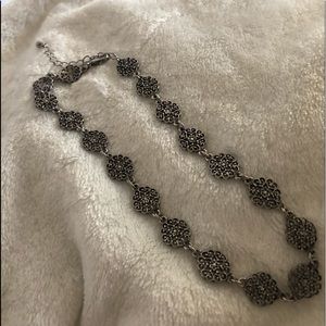 Silver choker